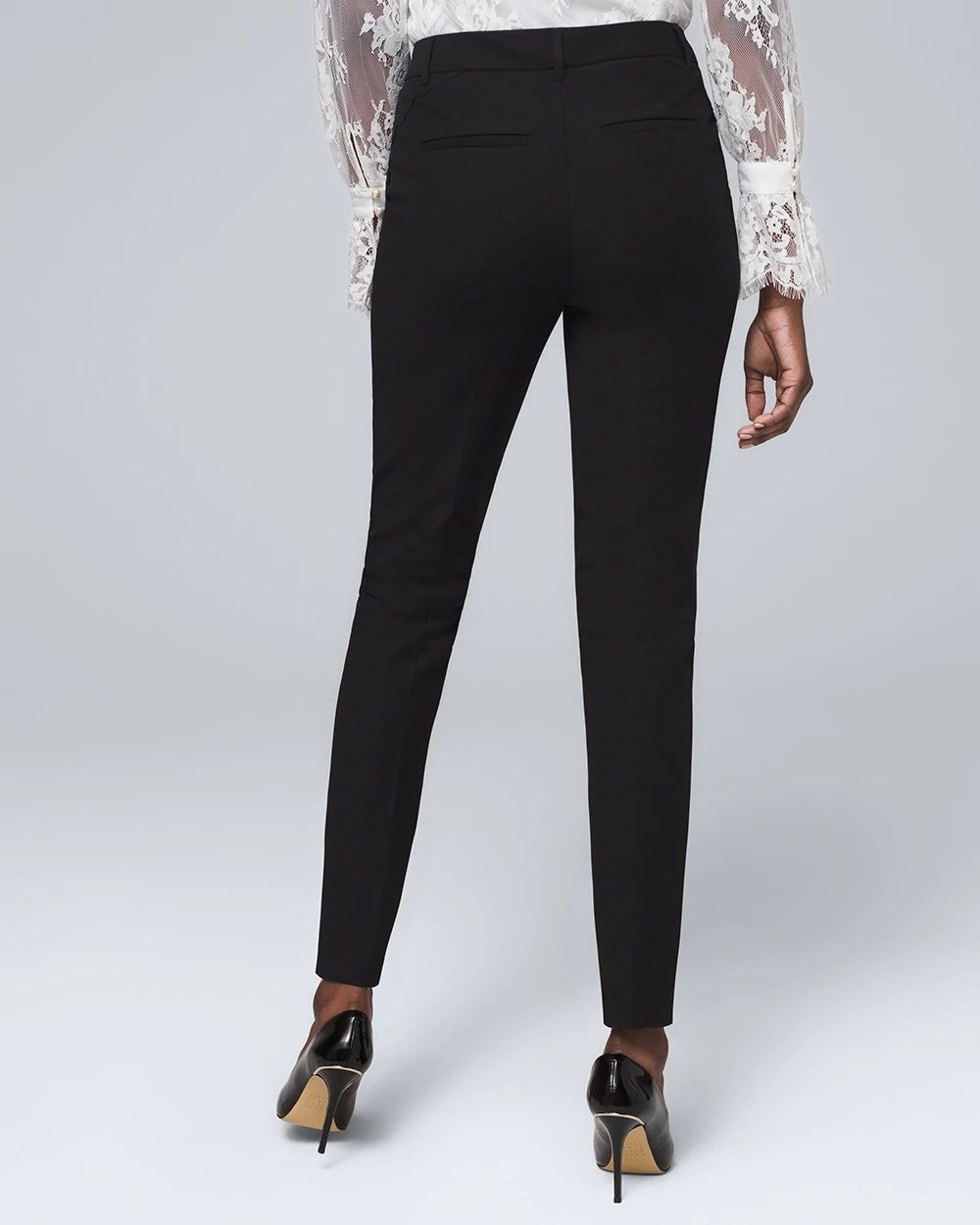 Petite Comfort Stretch Slim Ankle Pants