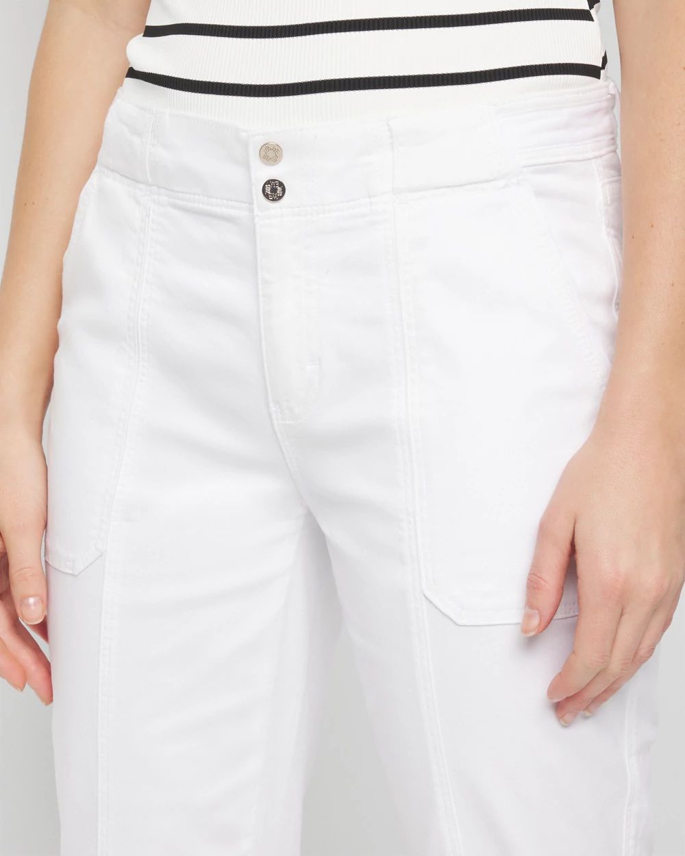 Petite Mid-Rise Pret-A-Pedi Crop Pants
