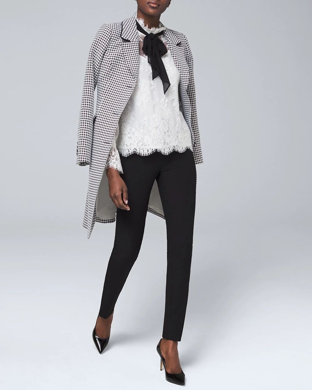 Petite Comfort Stretch Slim Ankle Pants