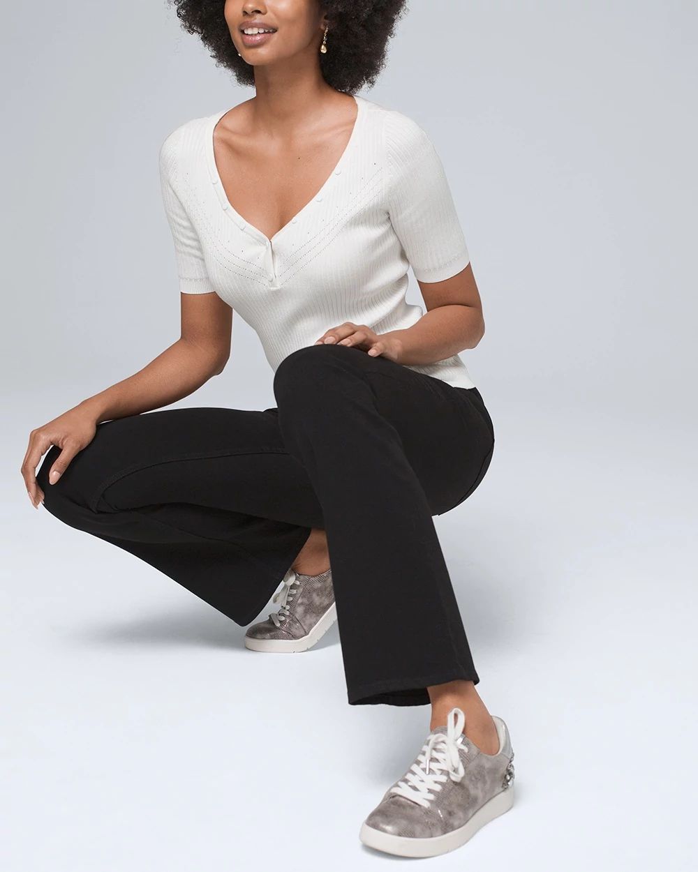 High-Rise Sculpt Skinny Flare Jeans