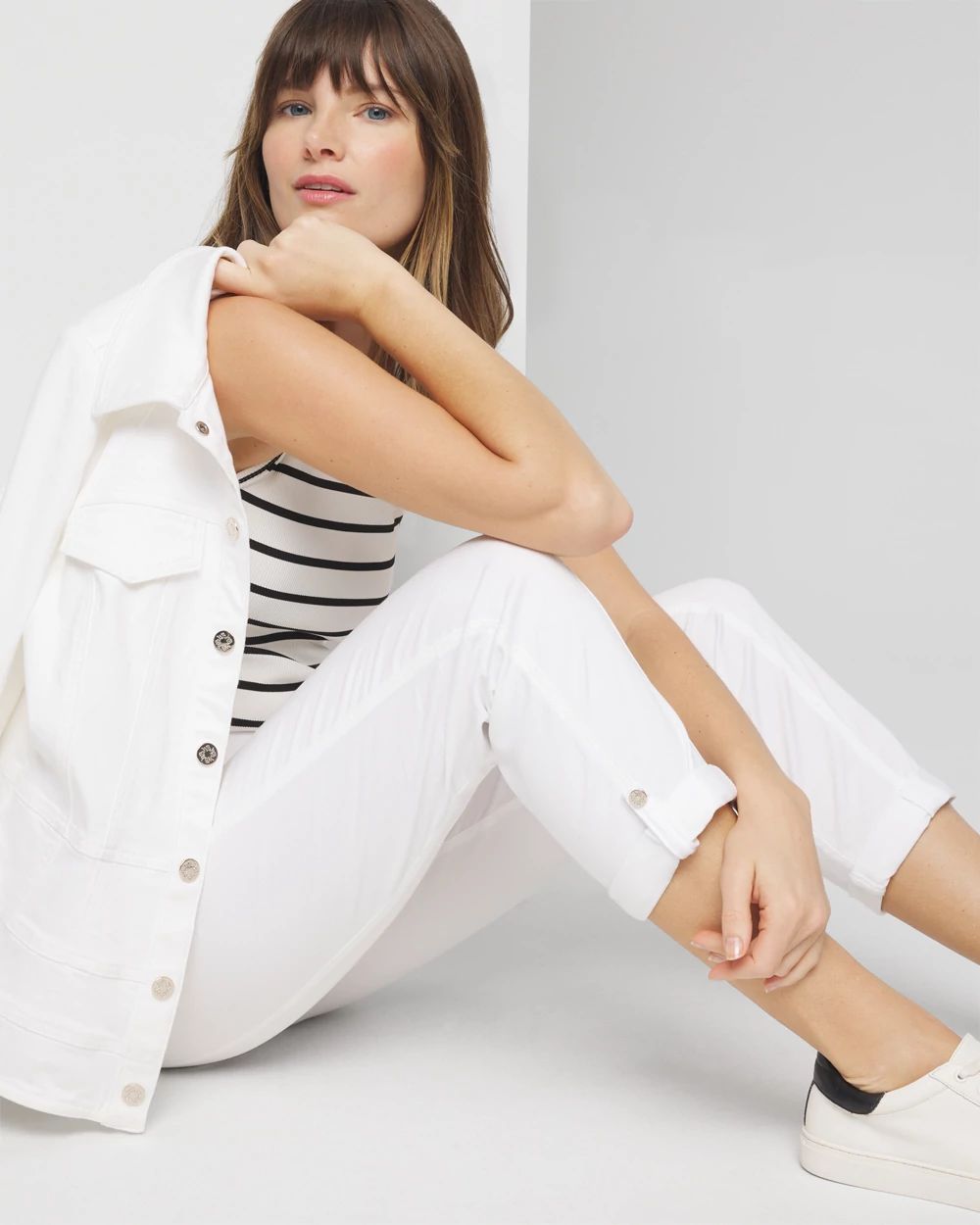 Petite Mid-Rise Pret-A-Pedi Crop Pants