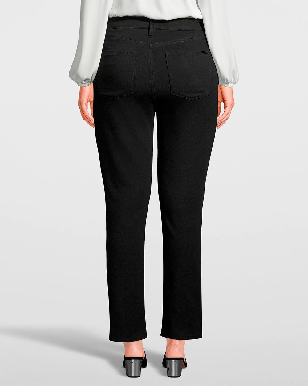 High-Rise Sculpt Straight Crop Jeans